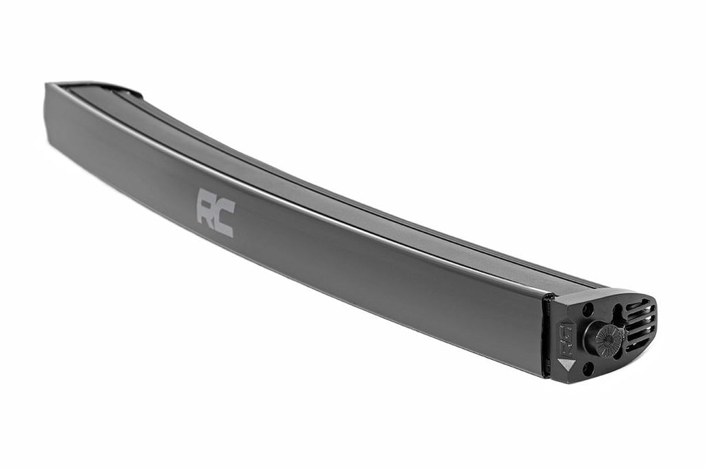 30 Inch Black Series LED Light Bar Curved Single Row Rough Country