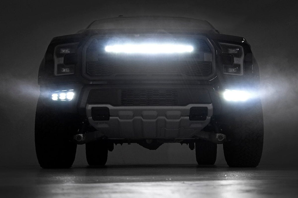 30 Inch Black Series LED Light Bar Curved Single Row Rough Country