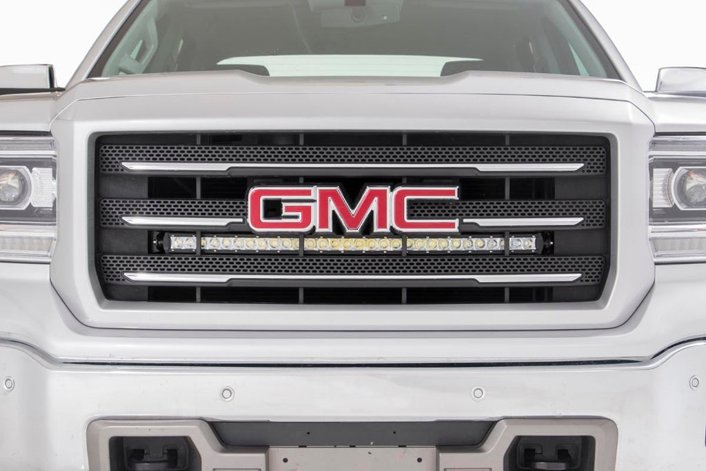 30 Inch Chrome Series LED Light Bar Curved Single Row Rough Country