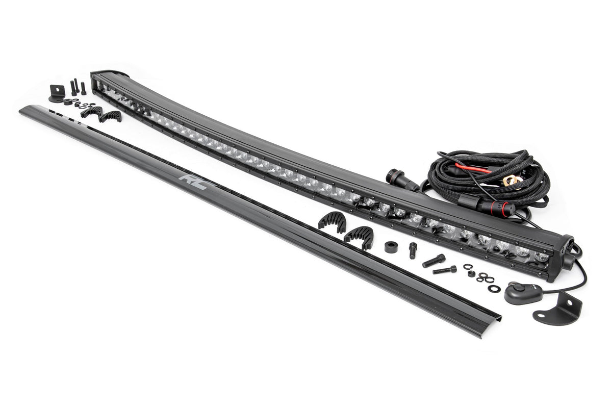 40 Inch Black Series LED Light Bar Curved Single Row Rough Country