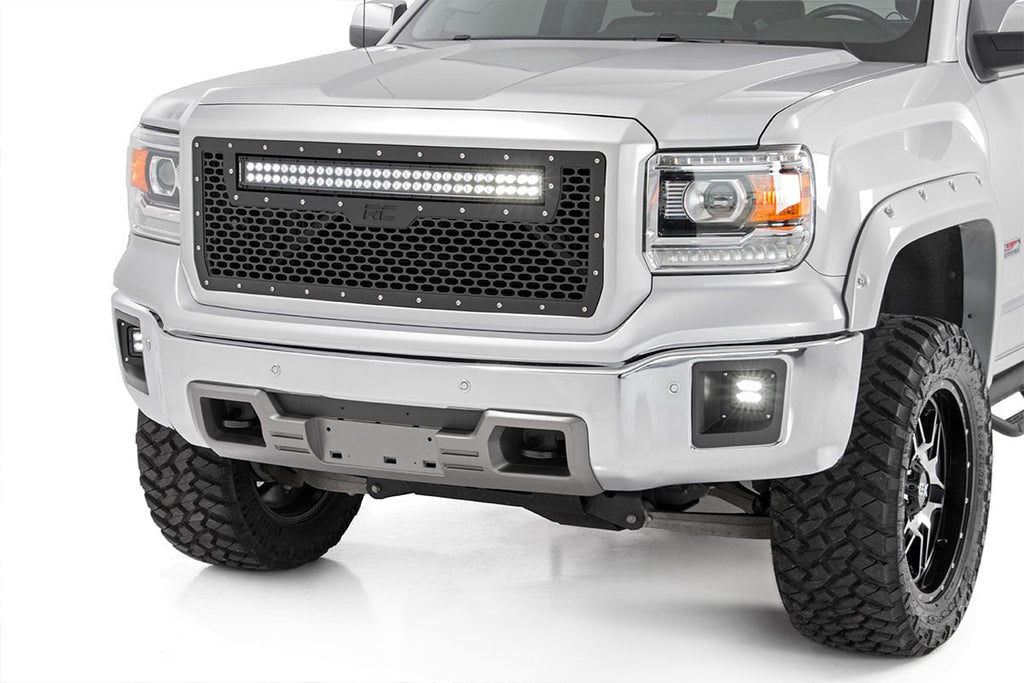 30 Inch Black Series LED Light Bar Curved Dual Row Rough Country