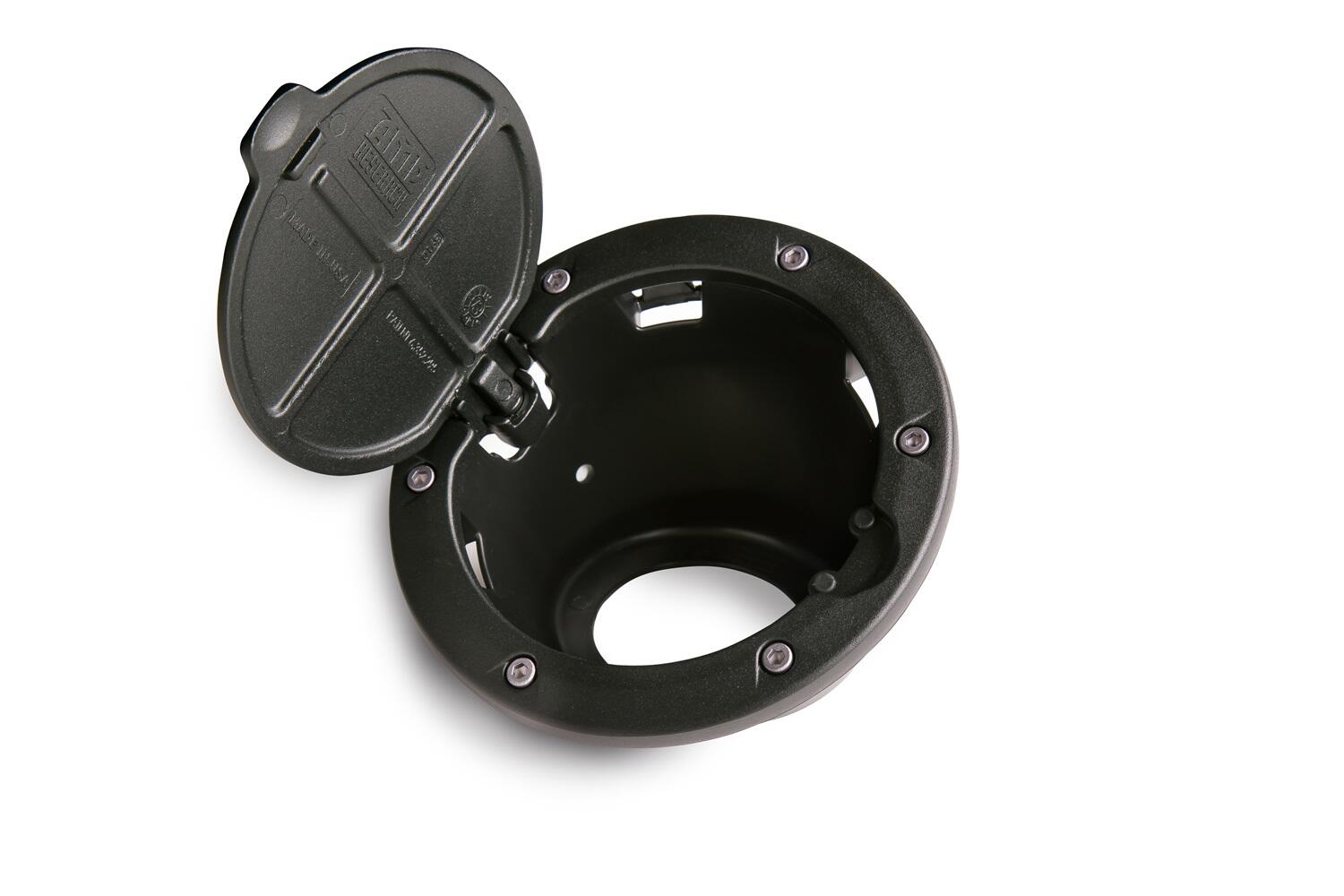 Black Fuel Door For 2007-2018 Jeep Wrangler JK/JK Unlimited 2/4-Door AMP Research