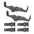 XE Hood Hinge Light Mount for Two 6 Inch Single Row LED Bars Textured Black 2018-2026 Jeep Wrangler JL 2020-2025 Jeep Gladiator Go Rhino