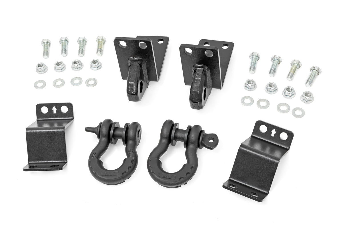 Rear Shackle Kit D-Ring Combo Toyota Tacoma 2WD/4WD (2024-2026) Rough Country