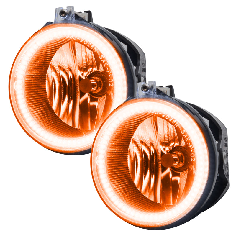 Oracle Dodge Challenger 08-14 LED Waterproof Fog Halo Kit - Amber