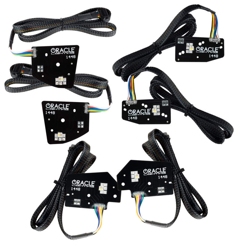 Oracle 19-21 RAM 1500 Projector LED Headlight DRL Kit - ColorSHIFT RGBW+A w/o Controller