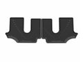 WeatherTech 18-26 Volkswagen Atlas-Bucket 2nd Row-3rd Row Rear All-Weather Floor Mats - Black