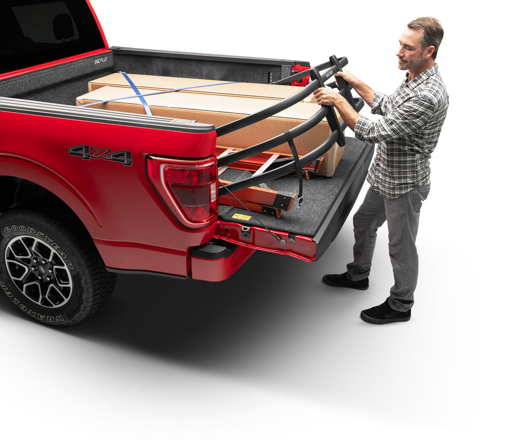BedXtender HD Tailgate Bed Extender Max Truck Bed Extender For 2004-2024 Ford F-150 (Excludes 2004 F-150 Heritage) 2005-2008 Lincoln Mark LT 2007-2022 Toyota Tundra Standard Bed AMP Research