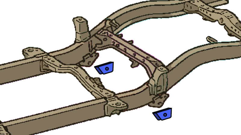 Rust Buster Leaf Spring Mount