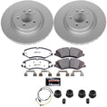 Power Stop 2017 Land Rover Discovery Front Z36 Coated Truck & Tow Brake Kit