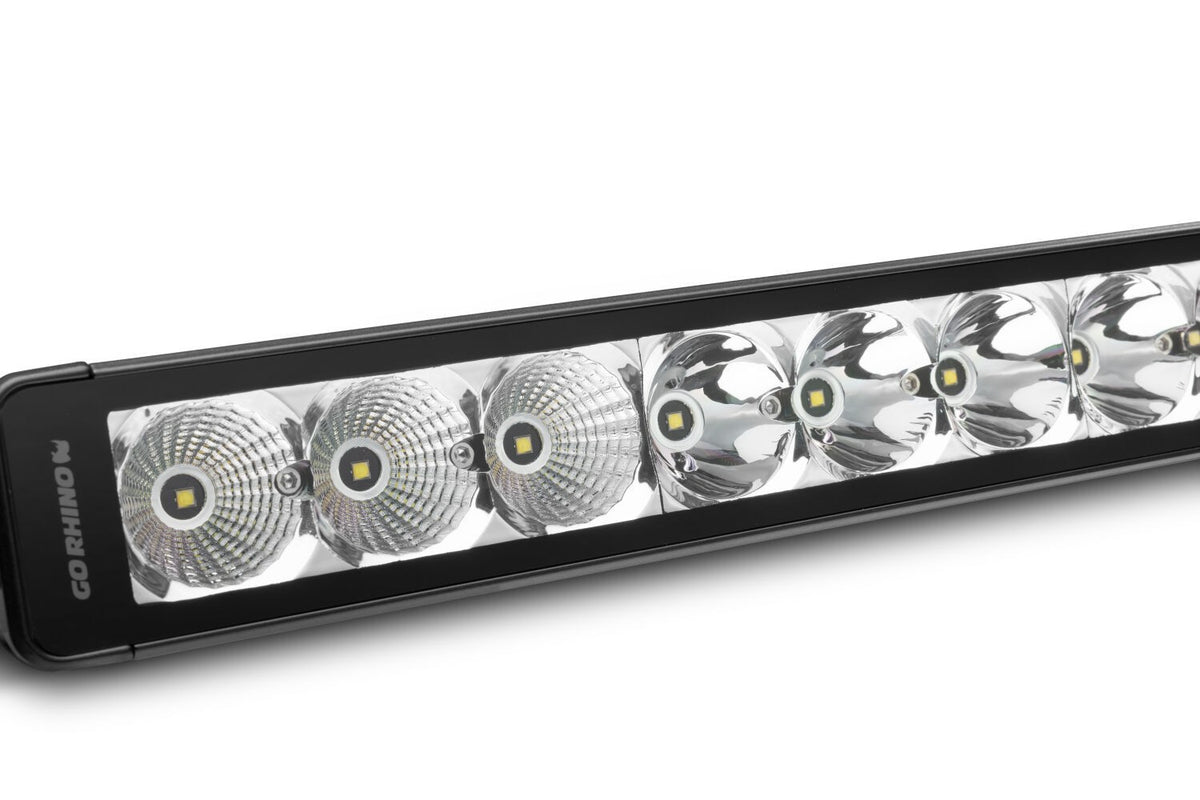 Go Rhino Bright Series Lights 20.5 Inch Single Row LED Light Bar Black Go Rhino