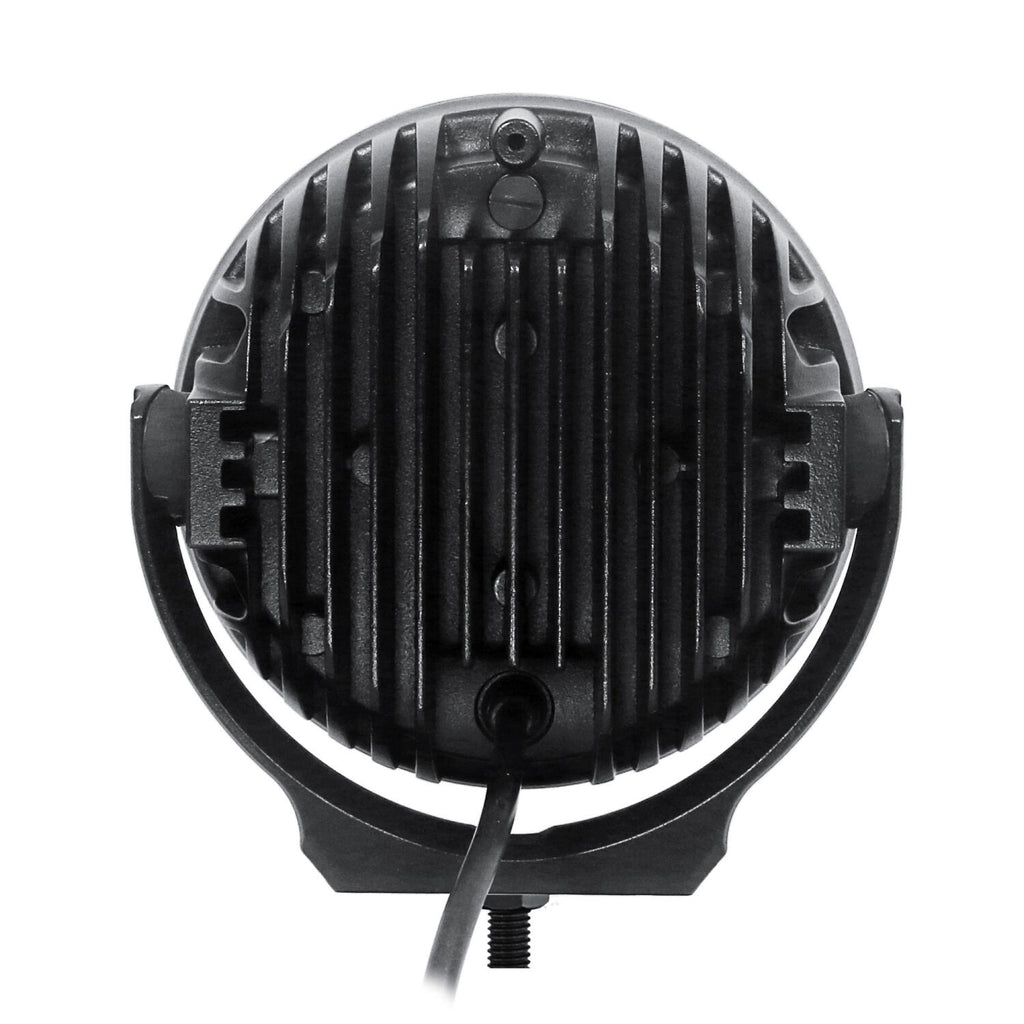 Go Rhino Bright Series Lights 6 Inch Round LED Driving Light Black Go Rhino