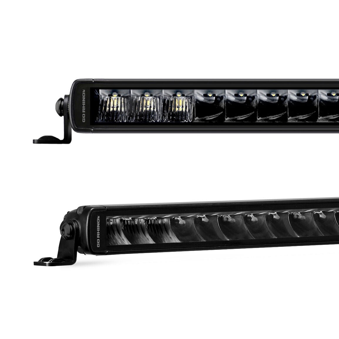 Go Rhino Blackout Series Lights 20.5 Inch Single Row LED Light Bar Black Go Rhino
