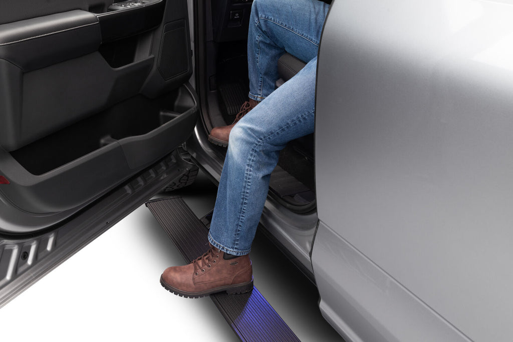 PowerStep Electric Running Boards For 1999-2006 Silverado/Sierra 1500/2500/3500 Extended Crew Cab AMP Research