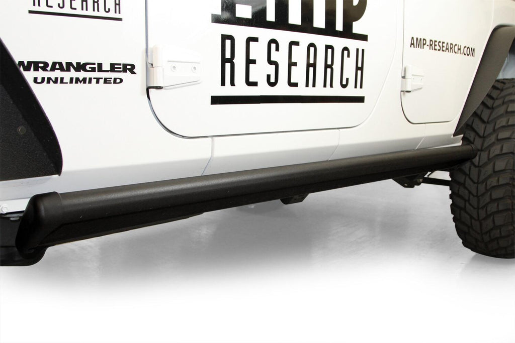 PowerStep Electric Running Boards For 2007-2017 Jeep Wrangler JK Unlimited 4-Door AMP Research