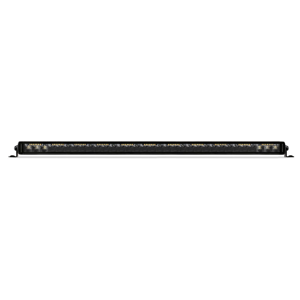 Go Rhino Blackout Combo Series Lights 31.5 Inch Single Row LED Light Bar With Amber Lighting Black Go Rhino