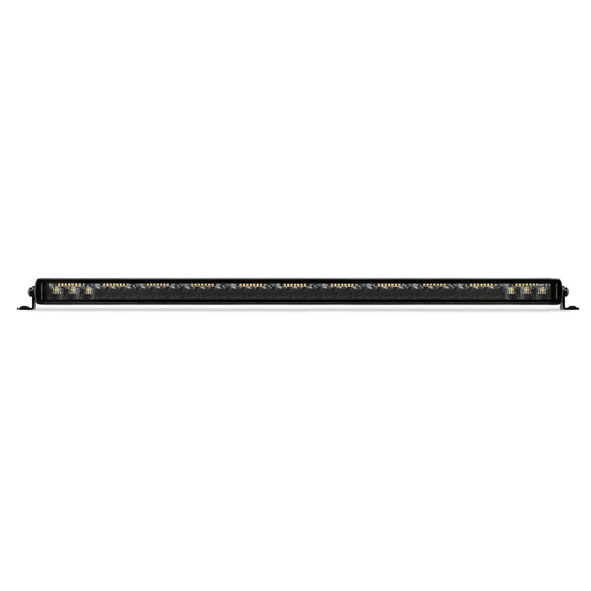 Go Rhino Blackout Combo Series Lights 31.5 Inch Single Row LED Light Bar With Amber Lighting Black Go Rhino