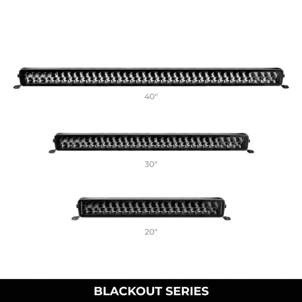Go Rhino Blackout Series Lights 32 Inch Double Row LEDLight Bar Black Go Rhino