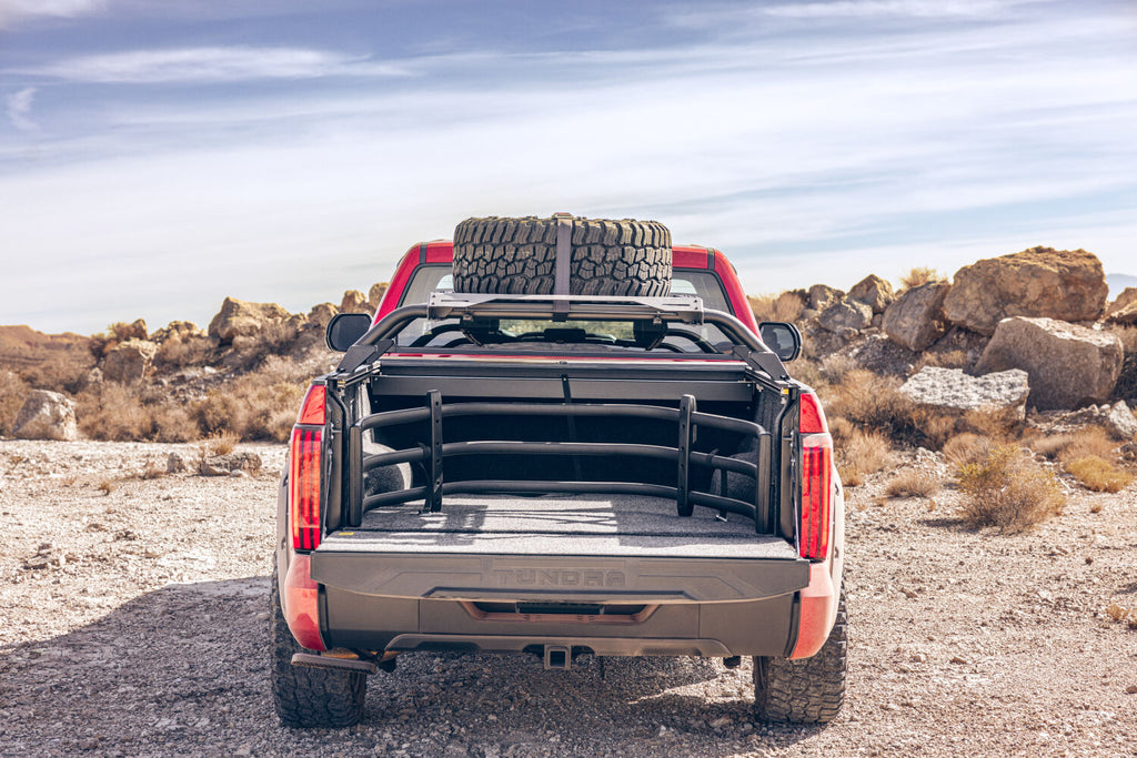 BedStep Retractable Bumper Step For 22-26 Toyota Tundra AMP Research