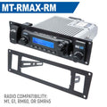 Rugged Radios Yamaha Wolverine RMAX Mount - Mobile Radio and Rocker Switches GMR25 / ABM25 / RM-25WP