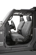 Bestop 18-26 Jeep Wrangler JL 2-Door Front Seat Covers (Charcoal)