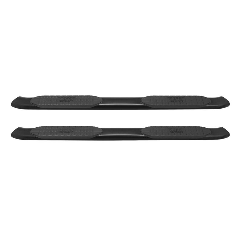 Westin 2009-2014 Ford F-150 SuperCrew PRO TRAXX 5 Oval Nerf Step Bars - Black
