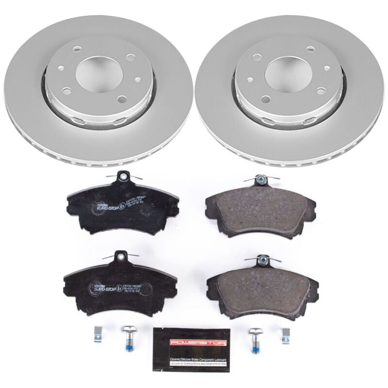Power Stop 00-04 Volvo S40 Front Euro-Stop Brake Kit