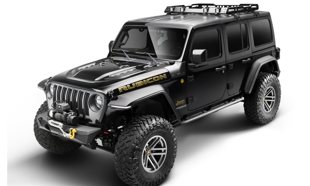 Trail Armor Cowl Guard For 2018-2022 Jeep Wrangler JL, 2-Door And 4-Door Bushwacker