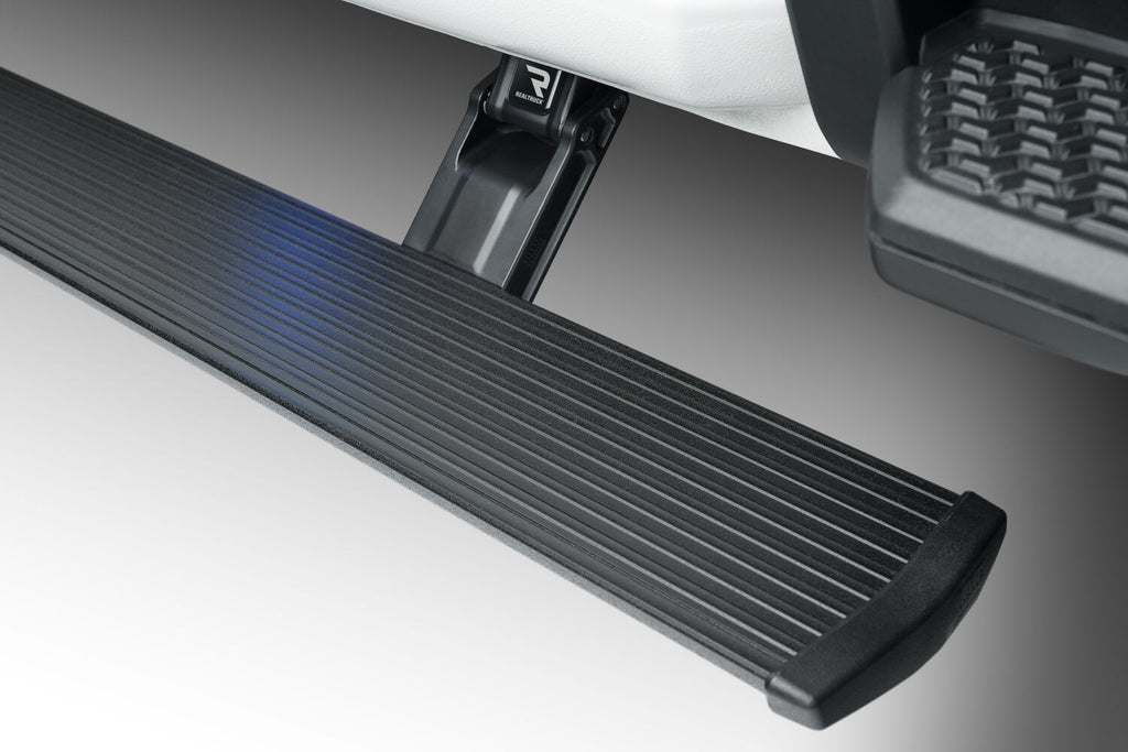 PowerStep Electric Running Boards Plug N Play System For 2019-2021 Silverado/Sierra 1500 22 Silverado LTD/Sierra Limited 20-22 Silverado/Sierra 2500/3500 Double and Crew Cab AMP Research