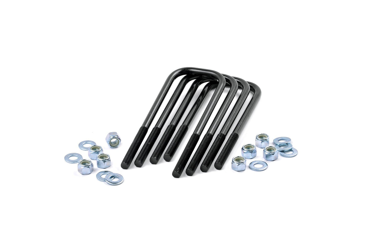 Universal U-Bolt Kit Large Radius 9/16 Inch x 3.125 Inch Rough Country