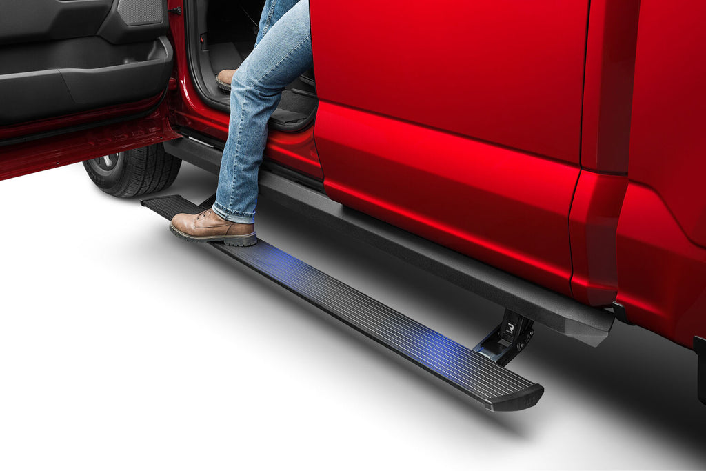 PowerStep XL Electric Running Boards For 2007-2021 Toyota Tundra CrewMax Cab AMP Research