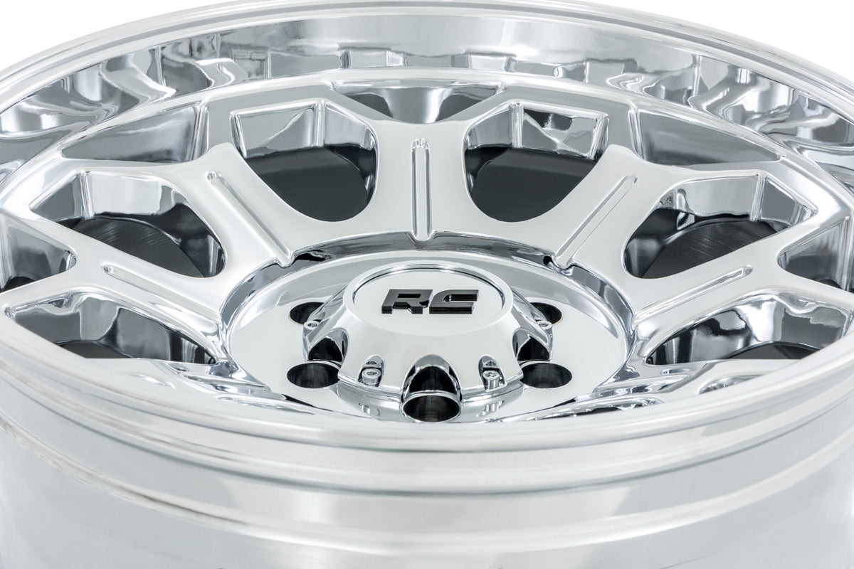 77 Series Wheel One-Piece Chrome 20x10 Rough Country
