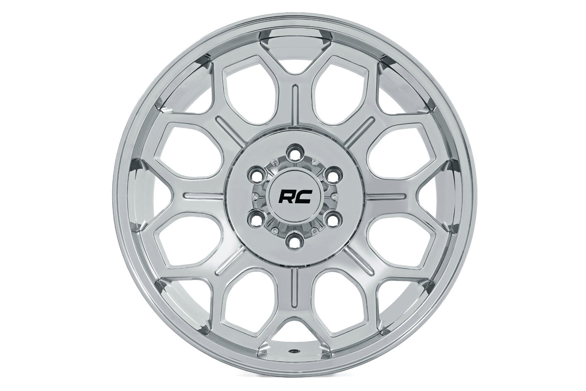 77 Series Wheel One-Piece Chrome 22x12 Rough Country