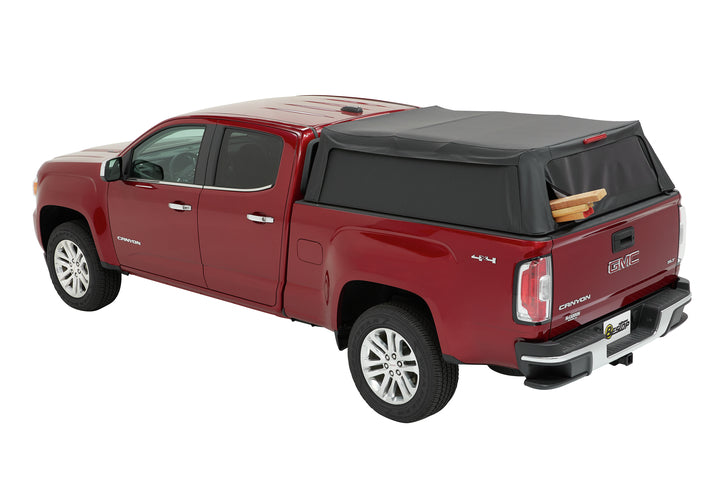 Supertop Truck Bed Cap 2 For Chevy/GMC 2015-2024 Colorado/Canyon Black Diamond PVC Coated Sailcloth No Drill Bestop