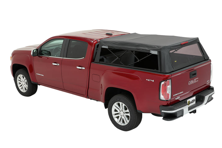 Supertop Truck Bed Cap 2 For Chevy/GMC 2015-2024 Colorado/Canyon Black Diamond PVC Coated Sailcloth No Drill Bestop