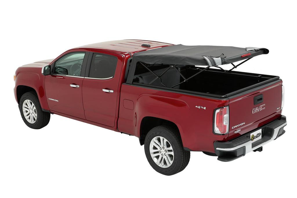 Supertop Truck Bed Cap 2 For Chevy/GMC 2015-2024 Colorado/Canyon Black Diamond PVC Coated Sailcloth No Drill Bestop