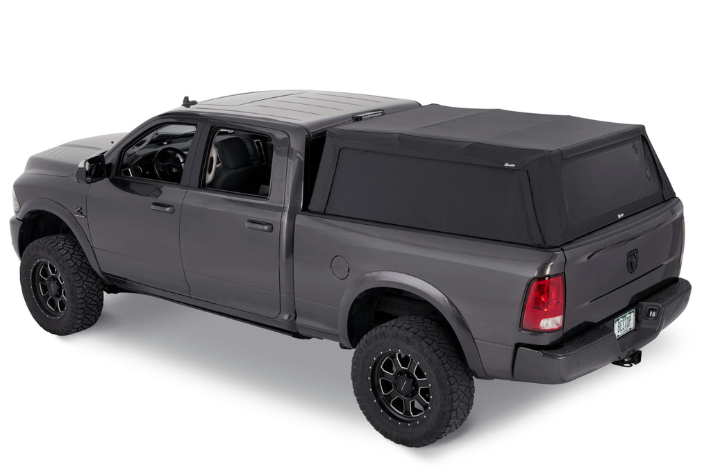 Supertop Truck Bed Cap 2 For Supertop for Truck 2 - '19-2024 Ram 1500 5.7 Foot Black Diamond PVC Coated Sailcloth No Drill Bestop