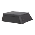 Supertop Truck Bed Cap 2 For Nissan 2005-2024 Frontier 5.0 Foot Black Diamond PVC Coated Sailcloth No Drill Bestop