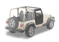 Bestop 97-06 Jeep Wrangler TJ Full Fabric Doors (Black Denim)