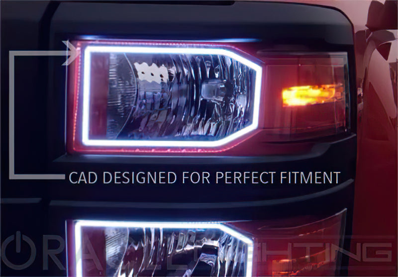 Oracle Chevrolet Silverado 14-15 LED Halo Kit Non-Projector Style - White