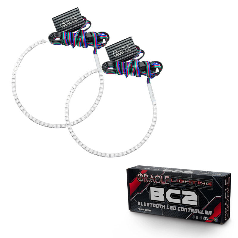 Oracle Ford Mustang 10-12 Halo Kit - Projector - ColorSHIFT w/ BC1 Controller