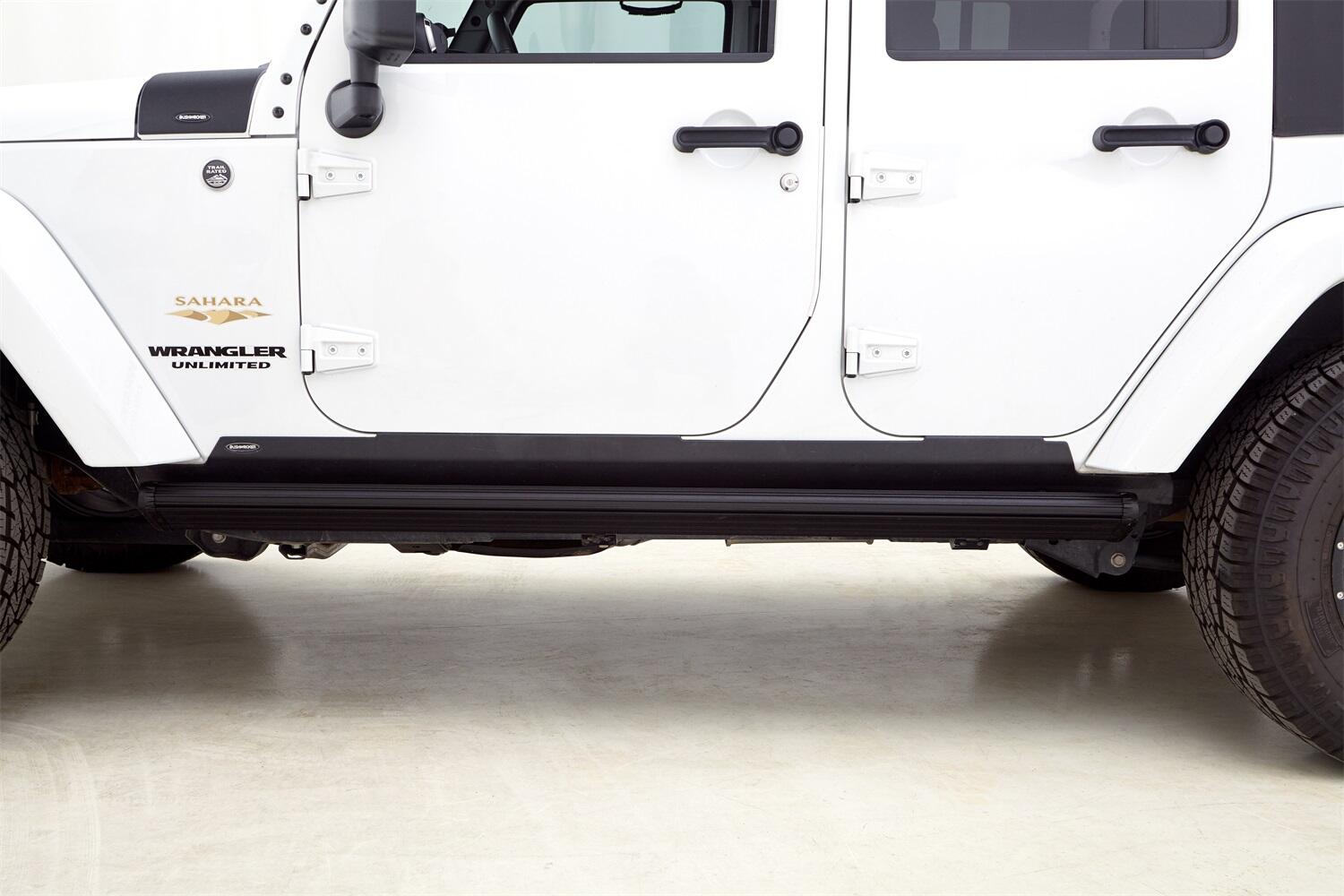 PowerStep Xtreme Electric Running Boards For 2007-2018 Jeep Wrangler JK Unlimited 4-Door AMP Research