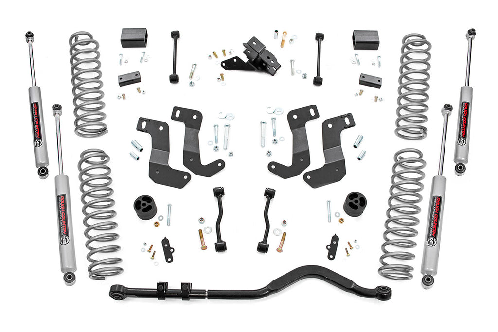 3.5 Inch Lift Kit C/A Drop 4-Door EcoDiesel Jeep Wrangler Unlimited (20-23) Rough Country