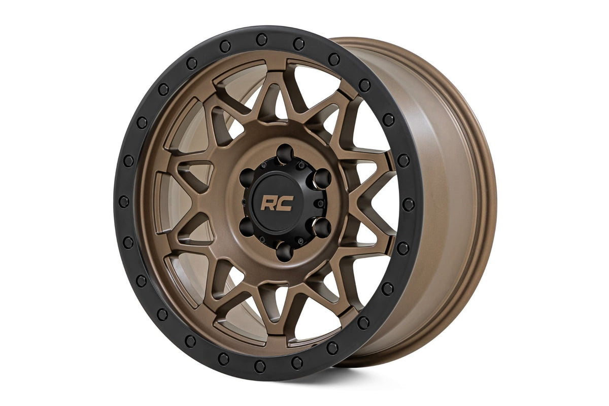 78 Series Wheel Simulated Beadlock Bronze/Black 17x8.5 Rough Country