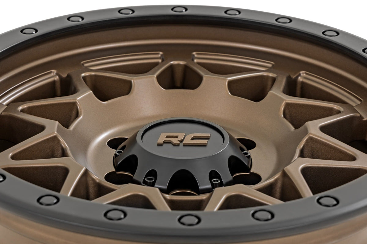 78 Series Wheel Simulated Beadlock Bronze/Black 17x8.5 Rough Country