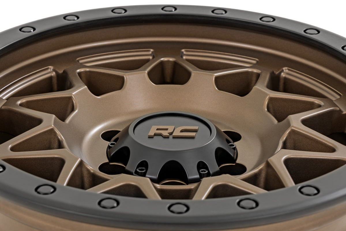 78 Series Wheel Simulated Beadlock Bronze/Black 17x8.5 Rough Country