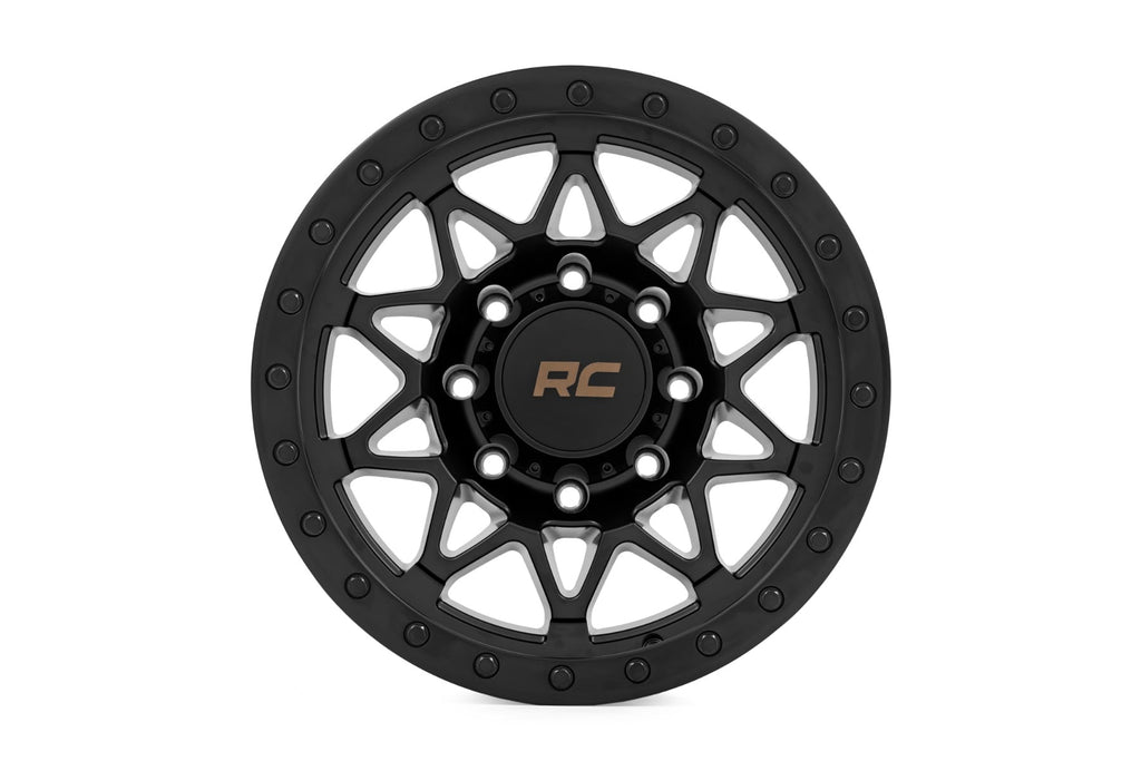 78 Series Wheel Simulated Beadlock Black 18x9 Rough Country