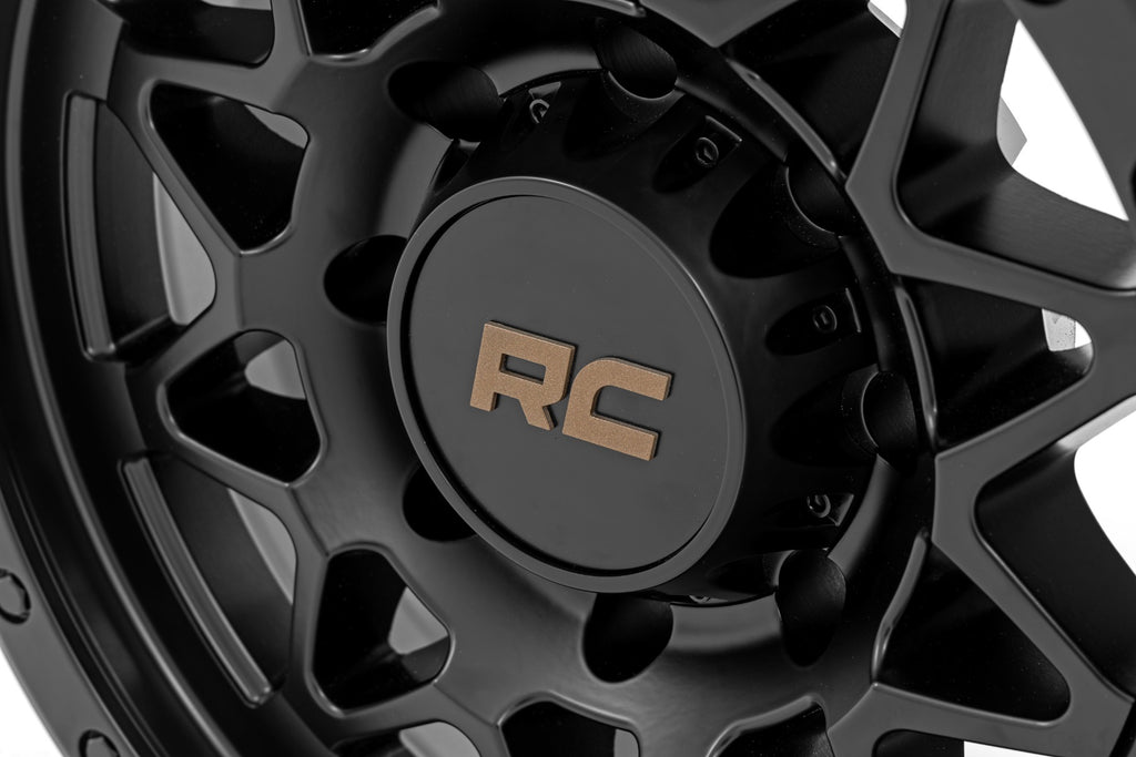 78 Series Wheel Simulated Beadlock Black 18x9 Rough Country
