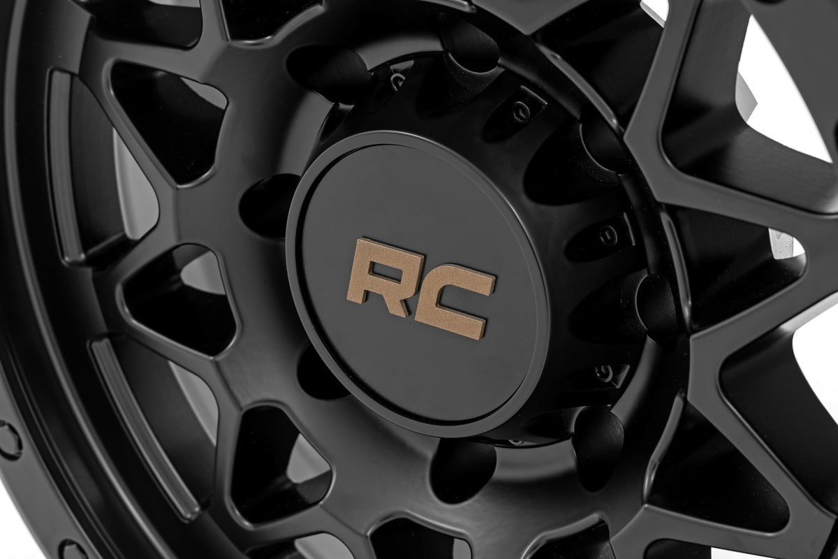 78 Series Wheel Simulated Beadlock Black 18x9 Rough Country
