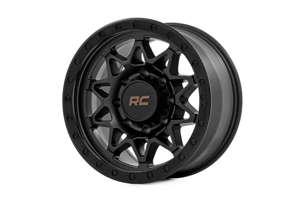 78 Series Wheel Simulated Beadlock Black 18x9 Rough Country